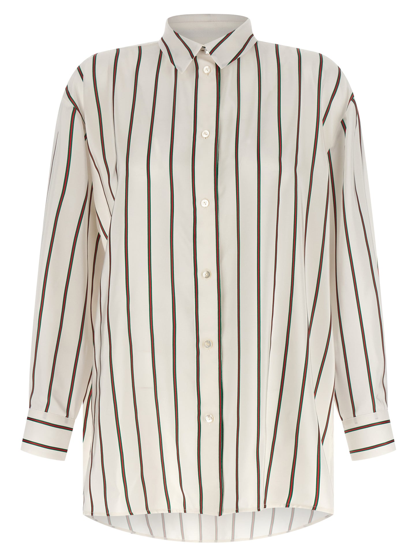 Gucci Seidenbluse in Weiß