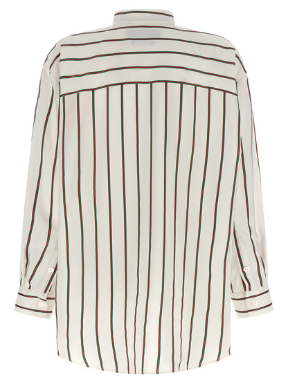 Gucci Seidenbluse in Weiß