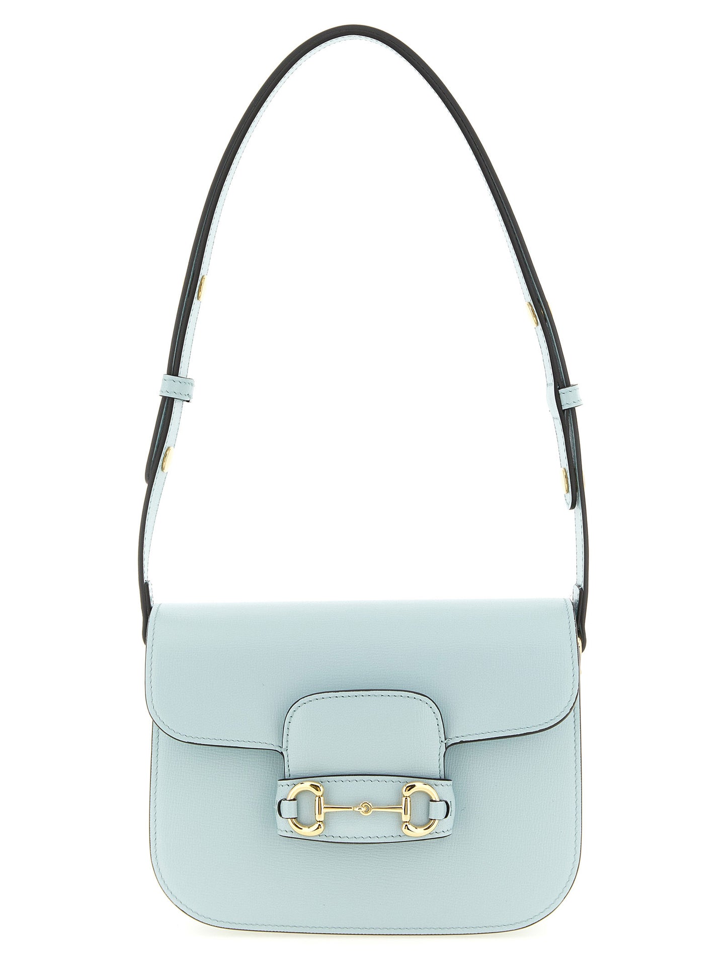 Gucci Schultertasche aus blauem Kalbsleder