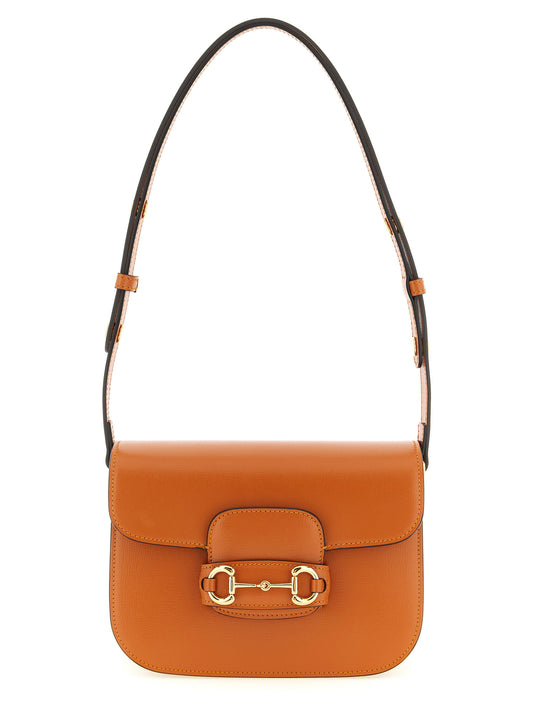 Gucci Orange Kalbsleder Schultertasche