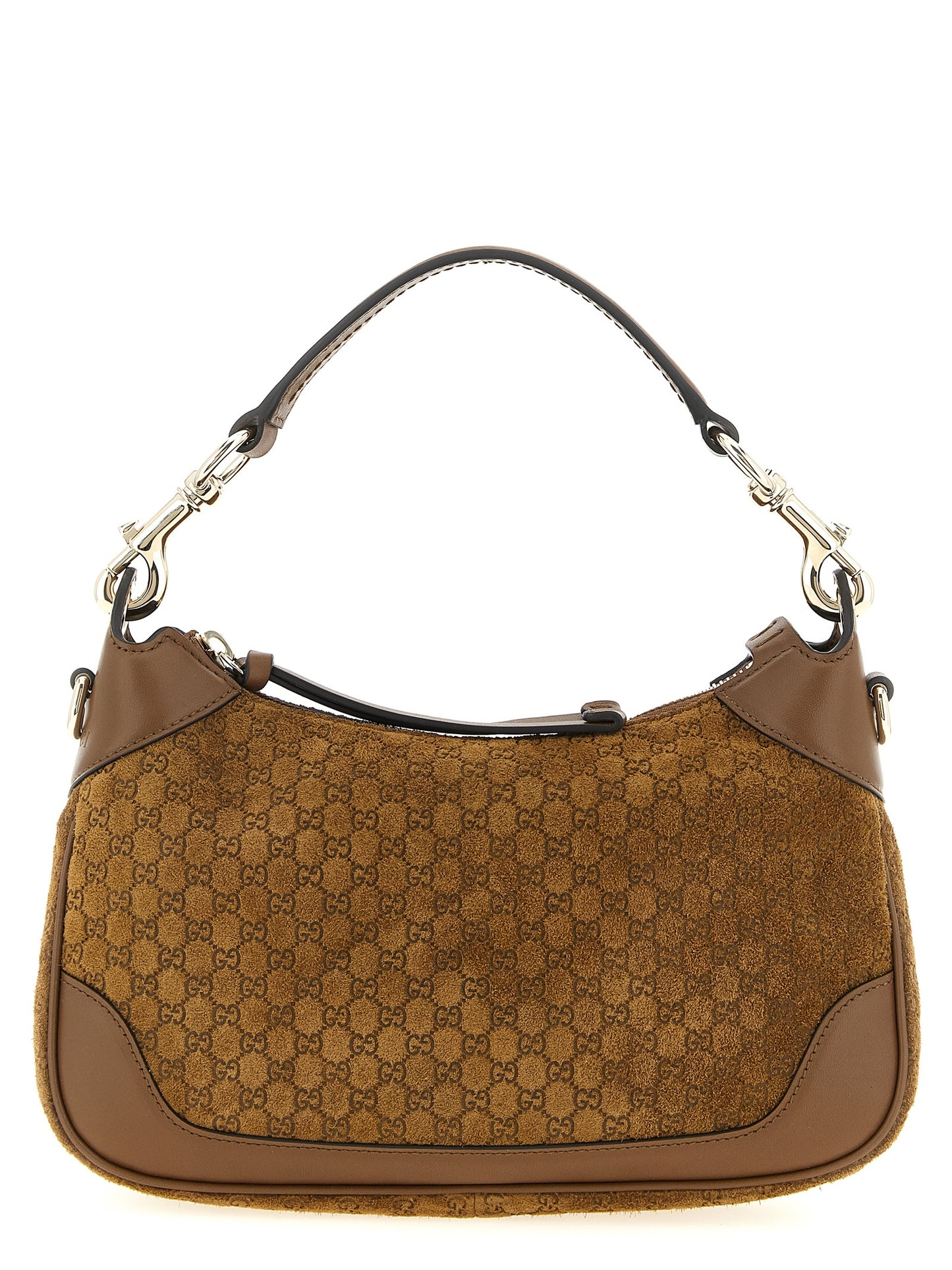 Gucci Braunes Kalbsleder Damen Crossbody Tasche