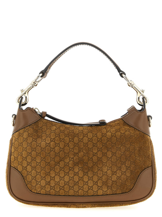 Gucci Braunes Kalbsleder Damen Crossbody Tasche