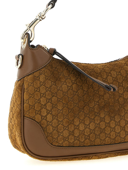 Gucci Braunes Kalbsleder Damen Crossbody Tasche