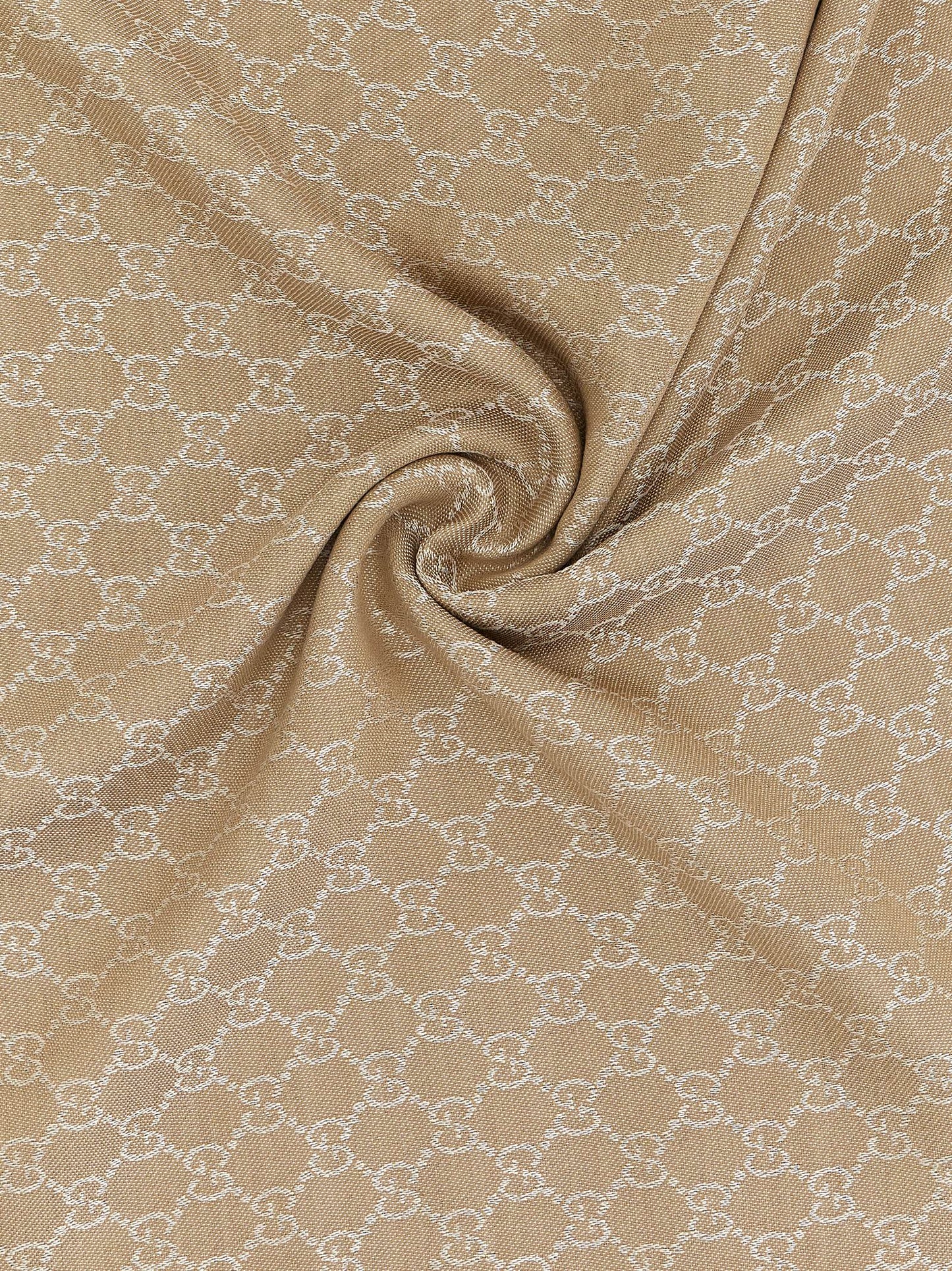 Gucci Beiger Seidenschal