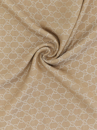 Gucci Beiger Seidenschal