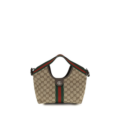 Gucci Beige Stoff-Schultertasche