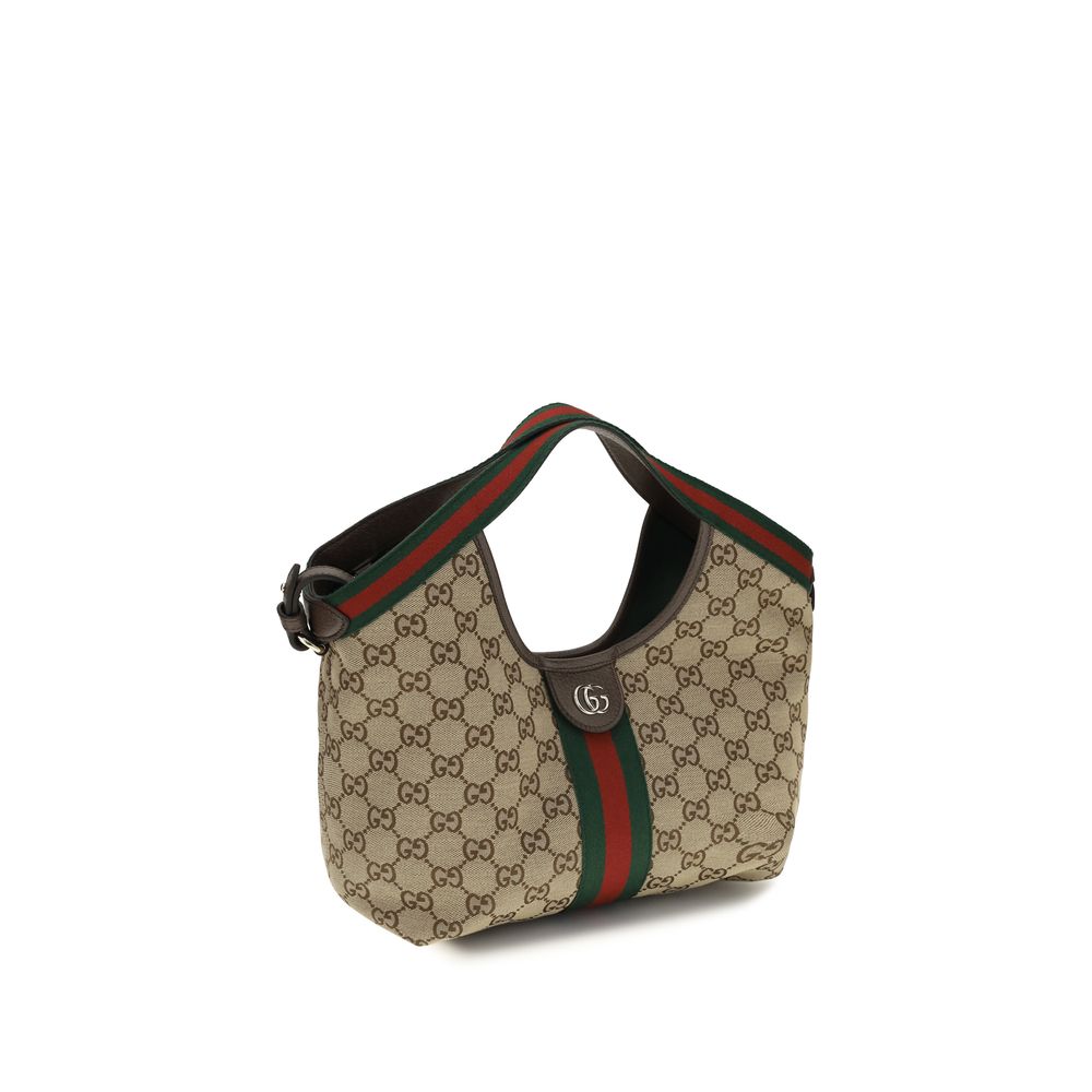 Gucci Beige Stoff-Schultertasche