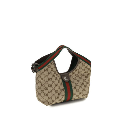 Gucci Beige Stoff-Schultertasche