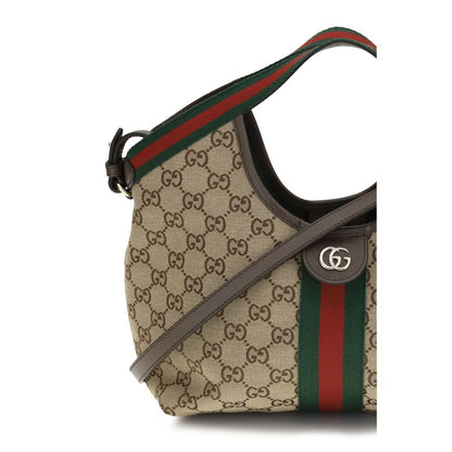 Gucci Beige Stoff-Schultertasche