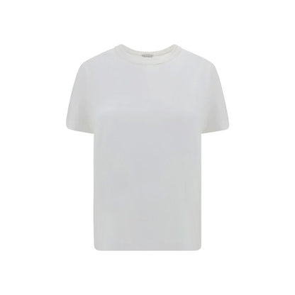 Brunello Cucinelli Weißes Baumwoll-T-Shirt