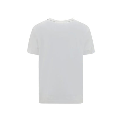 Brunello Cucinelli Weißes Baumwoll-T-Shirt