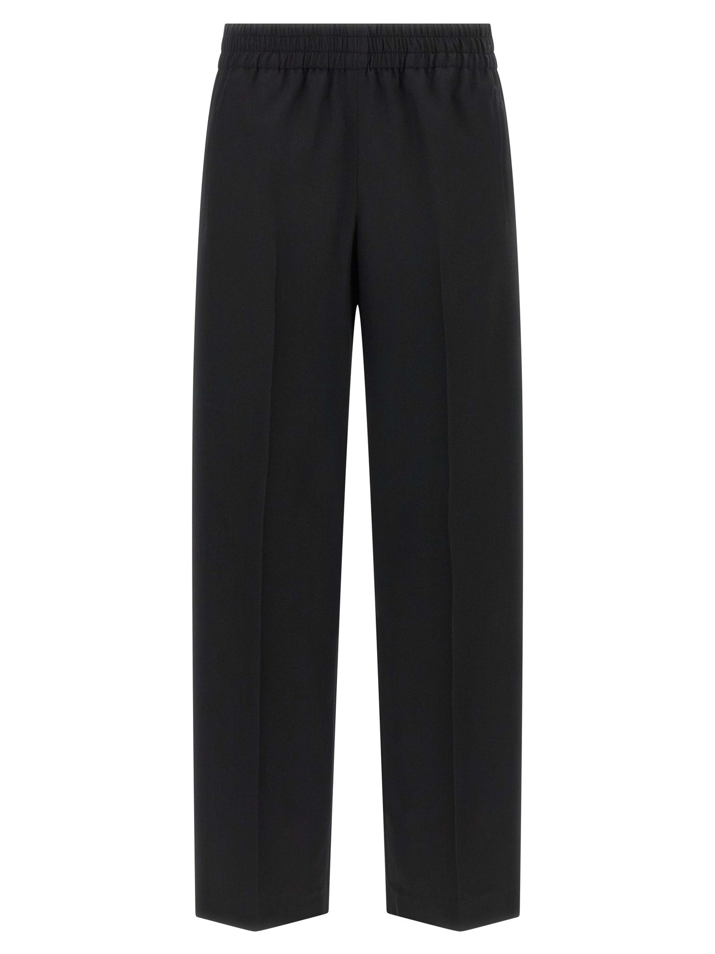 Golden Goose Schwarze Hose aus reiner Schurwolle