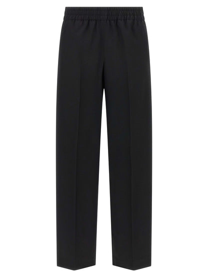 Golden Goose Schwarze Hose aus reiner Schurwolle