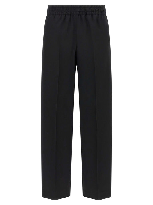 Golden Goose Schwarze Hose aus reiner Schurwolle
