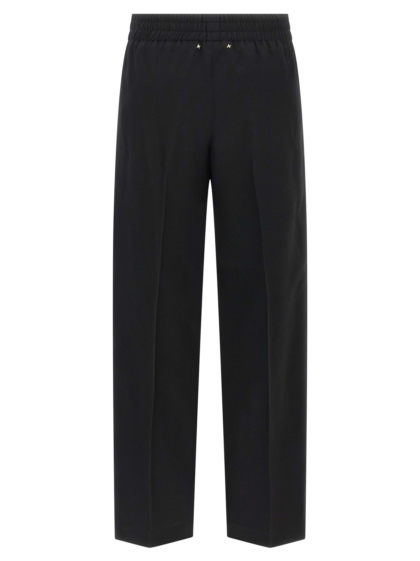 Golden Goose Schwarze Hose aus reiner Schurwolle