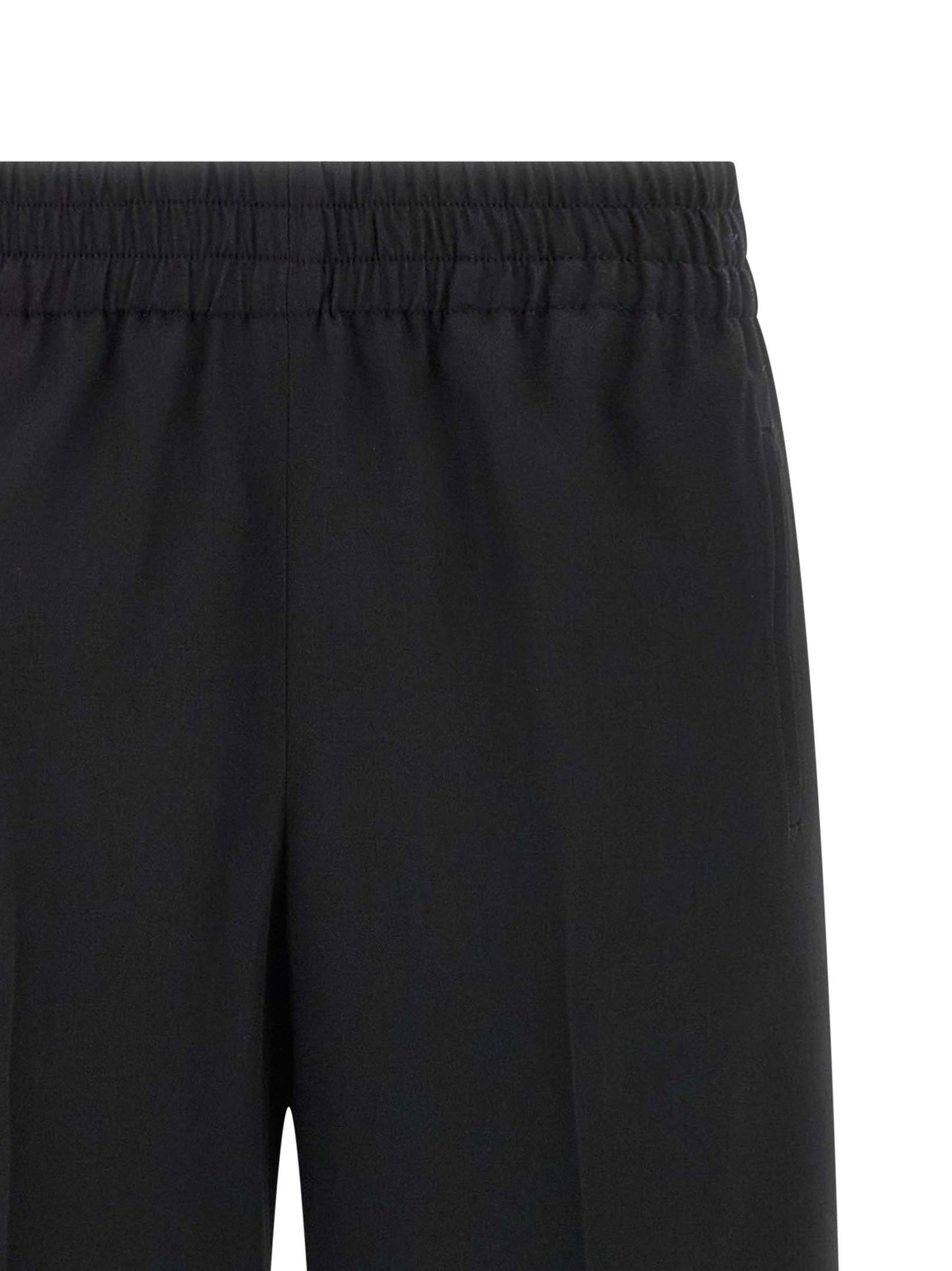 Golden Goose Schwarze Hose aus reiner Schurwolle
