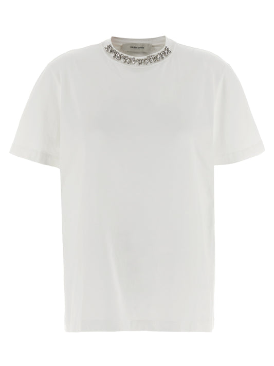 Golden Goose Weißes Baumwoll-T-Shirt
