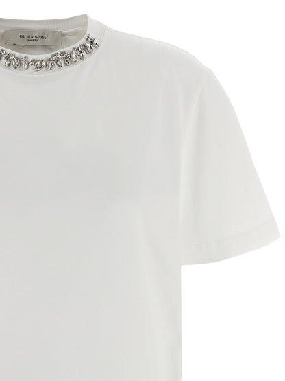 Golden Goose Weißes Baumwoll-T-Shirt