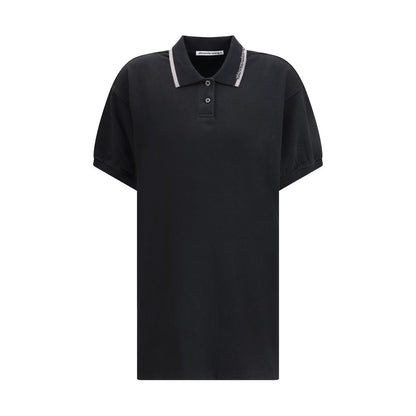 Alexander Wang Schwarzes Baumwoll-Freizeitkleid