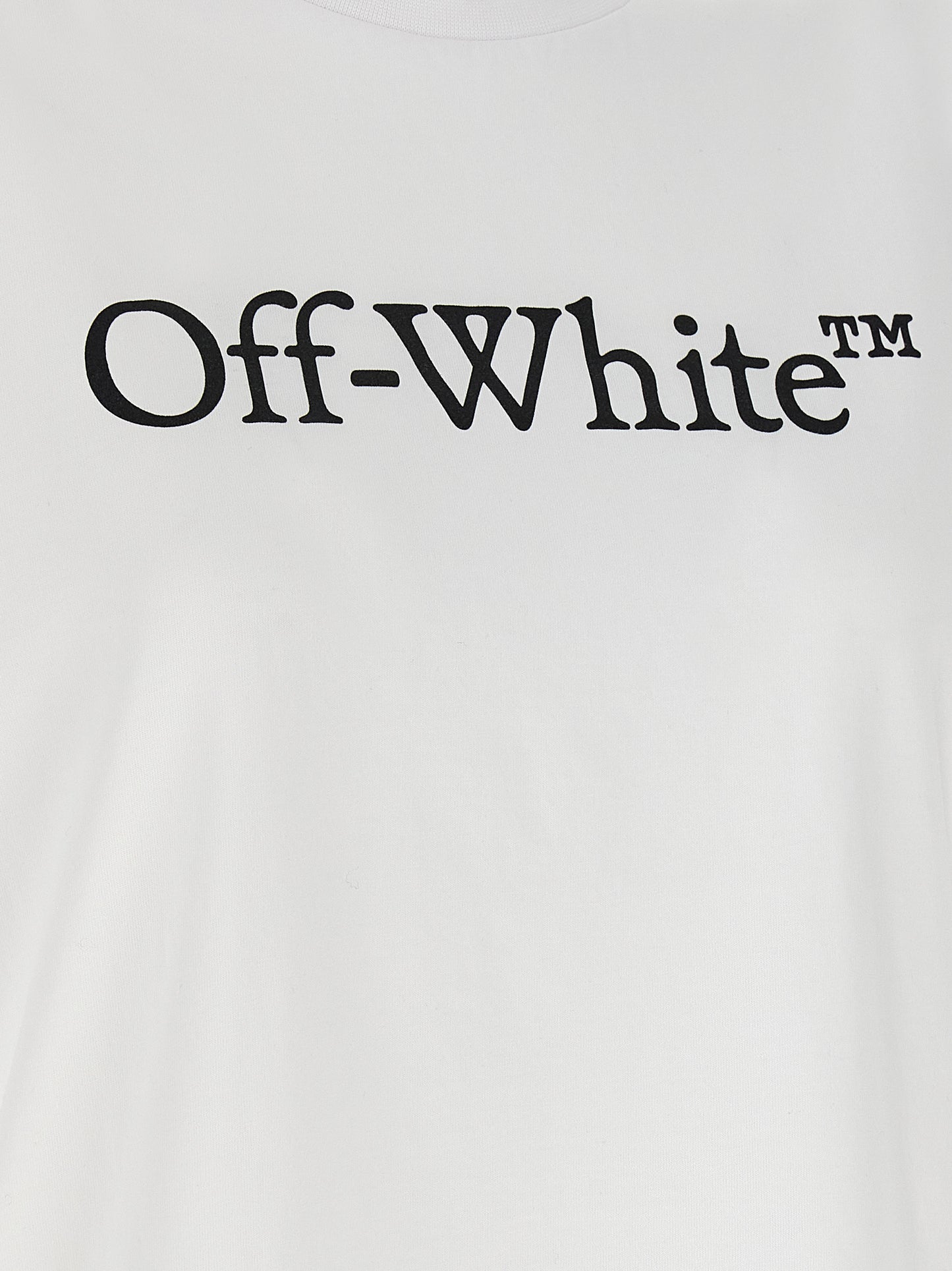 Off-White Weißes Baumwoll-T-Shirt