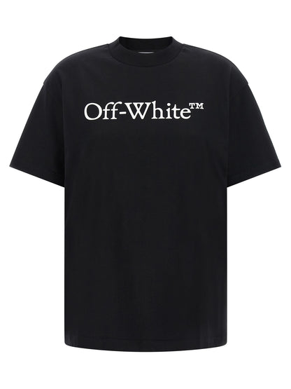 Off-White Schwarzes Baumwoll-T-Shirt