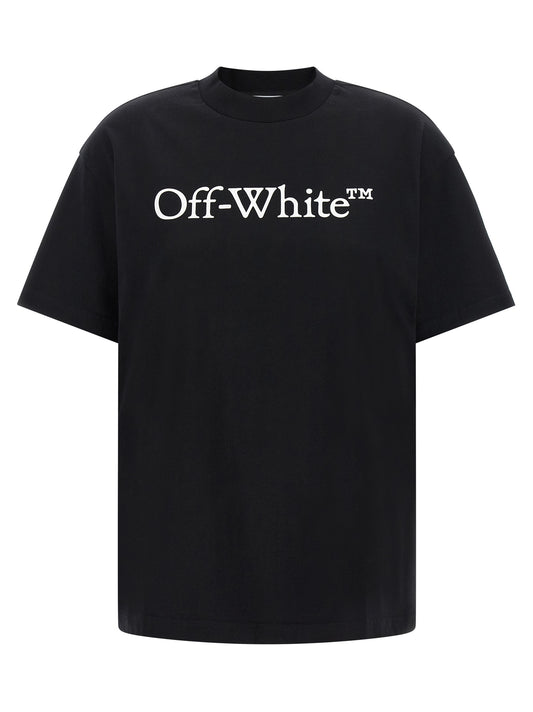Off-White Schwarzes Baumwoll-T-Shirt