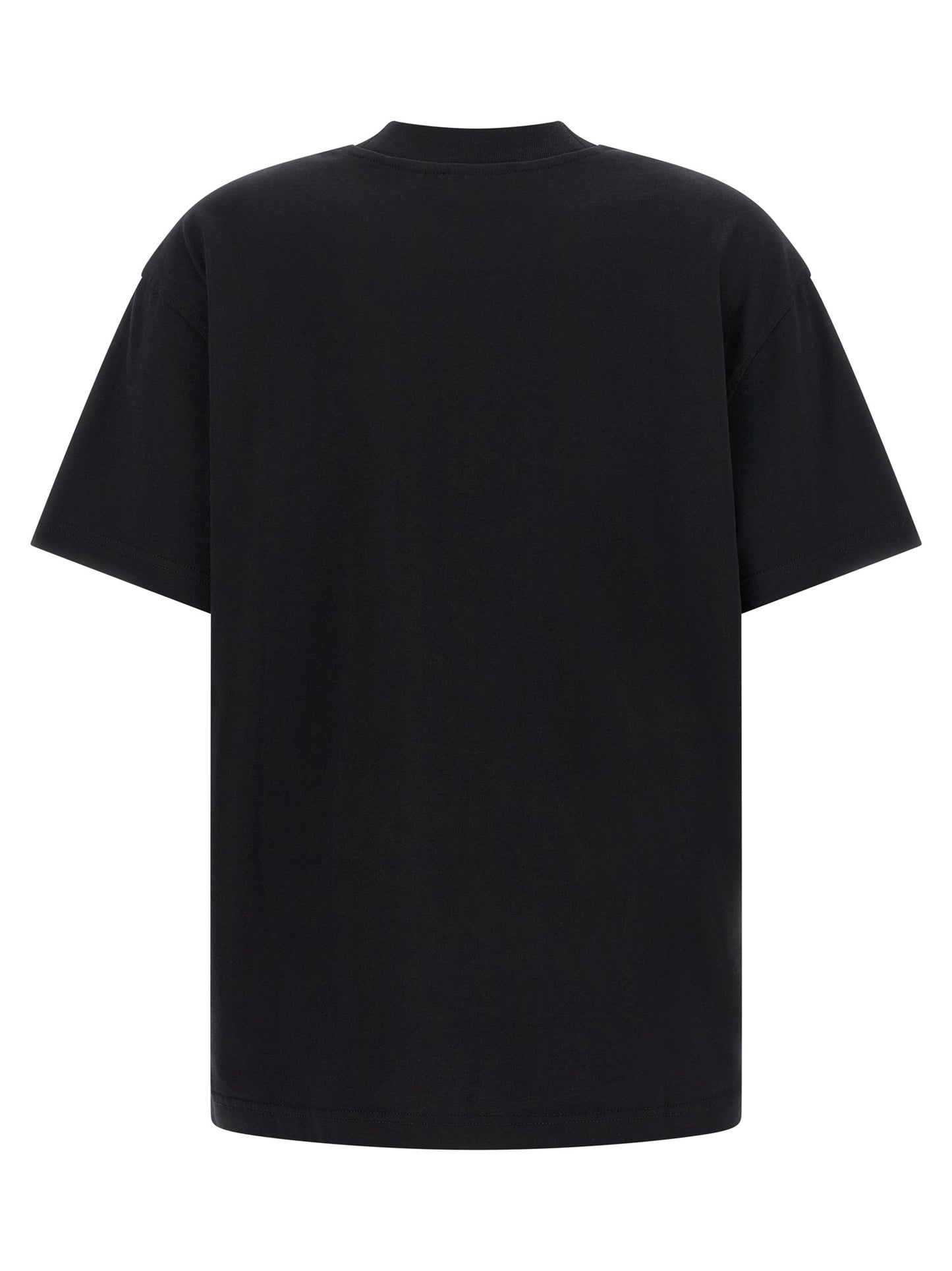 Off-White Schwarzes Baumwoll-T-Shirt
