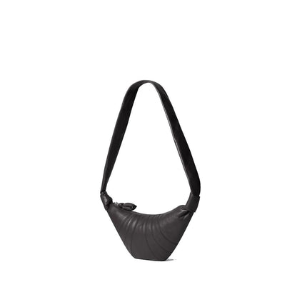 Lemaire Schultertasche aus braunem Lammleder