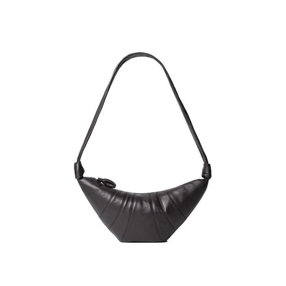 Lemaire Schultertasche aus braunem Lammleder
