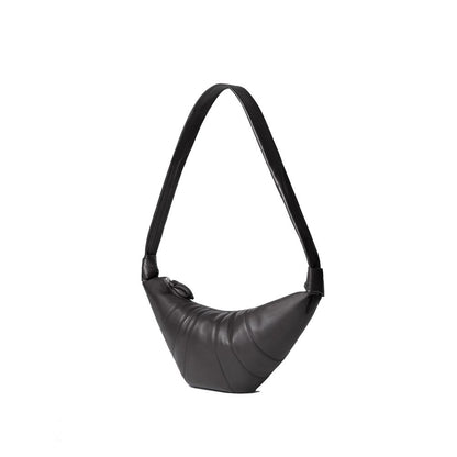 Lemaire Schultertasche aus braunem Lammleder