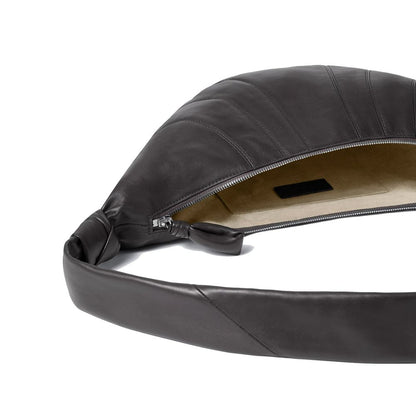 Lemaire Schultertasche aus braunem Lammleder