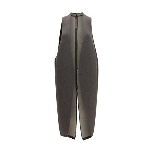 Rick Owens Gilet senza maniche in Lana, colore Grigio