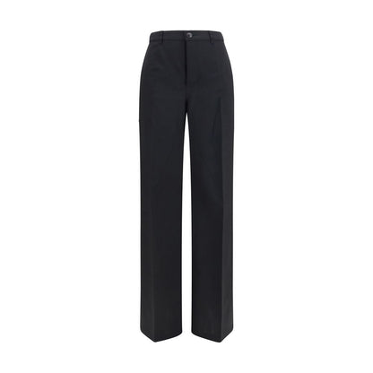 Rick Owens Schwarze Wollhose Oves Aries