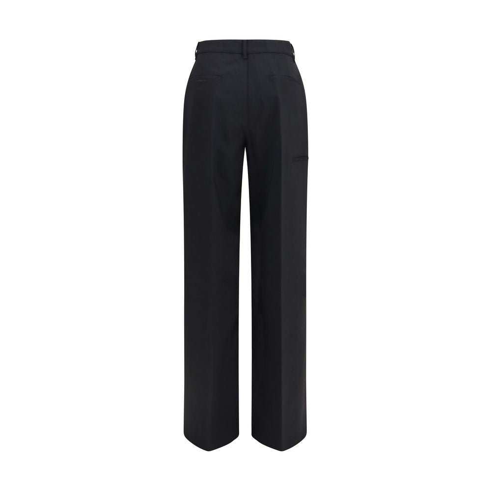 Rick Owens Schwarze Wollhose Oves Aries