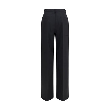 Rick Owens Schwarze Wollhose Oves Aries