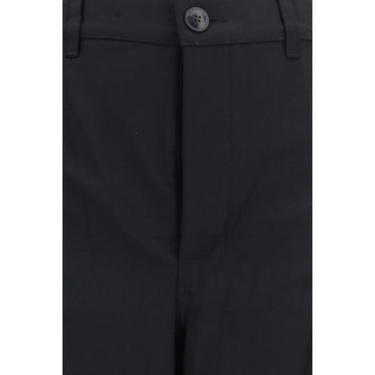 Rick Owens Schwarze Wollhose Oves Aries