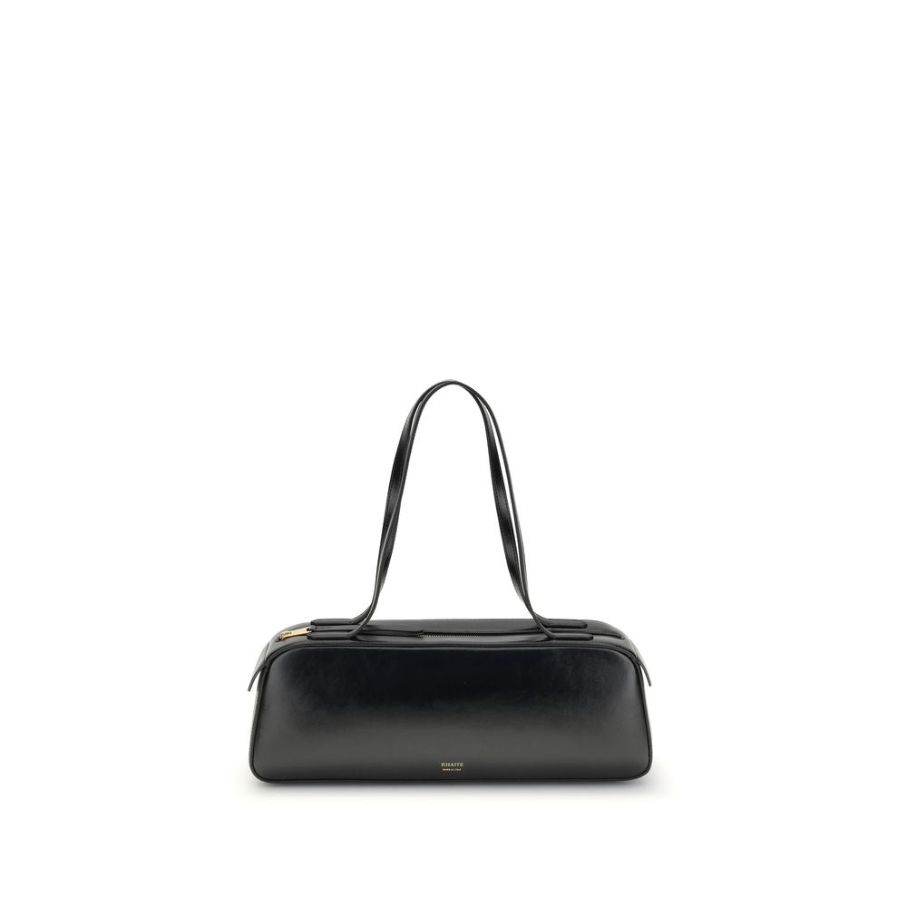 Khaite Schwarze Bos Taurus Kalbsleder Schultertasche