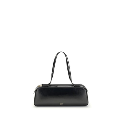 Khaite Schwarze Bos Taurus Kalbsleder Schultertasche