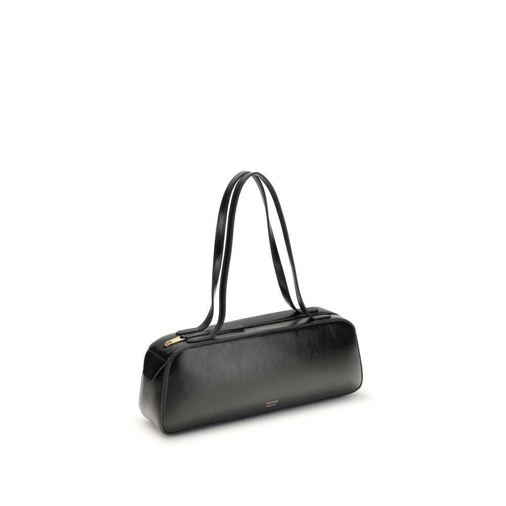 Khaite Schwarze Bos Taurus Kalbsleder Schultertasche