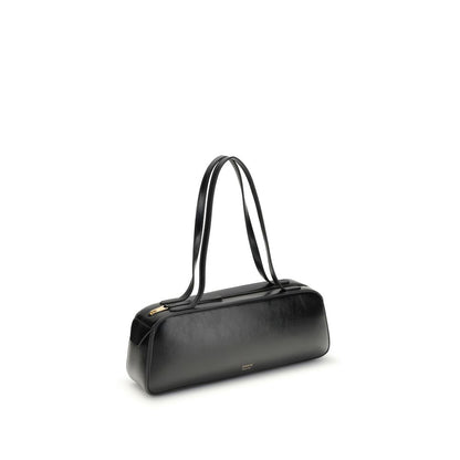 Khaite Schwarze Bos Taurus Kalbsleder Schultertasche