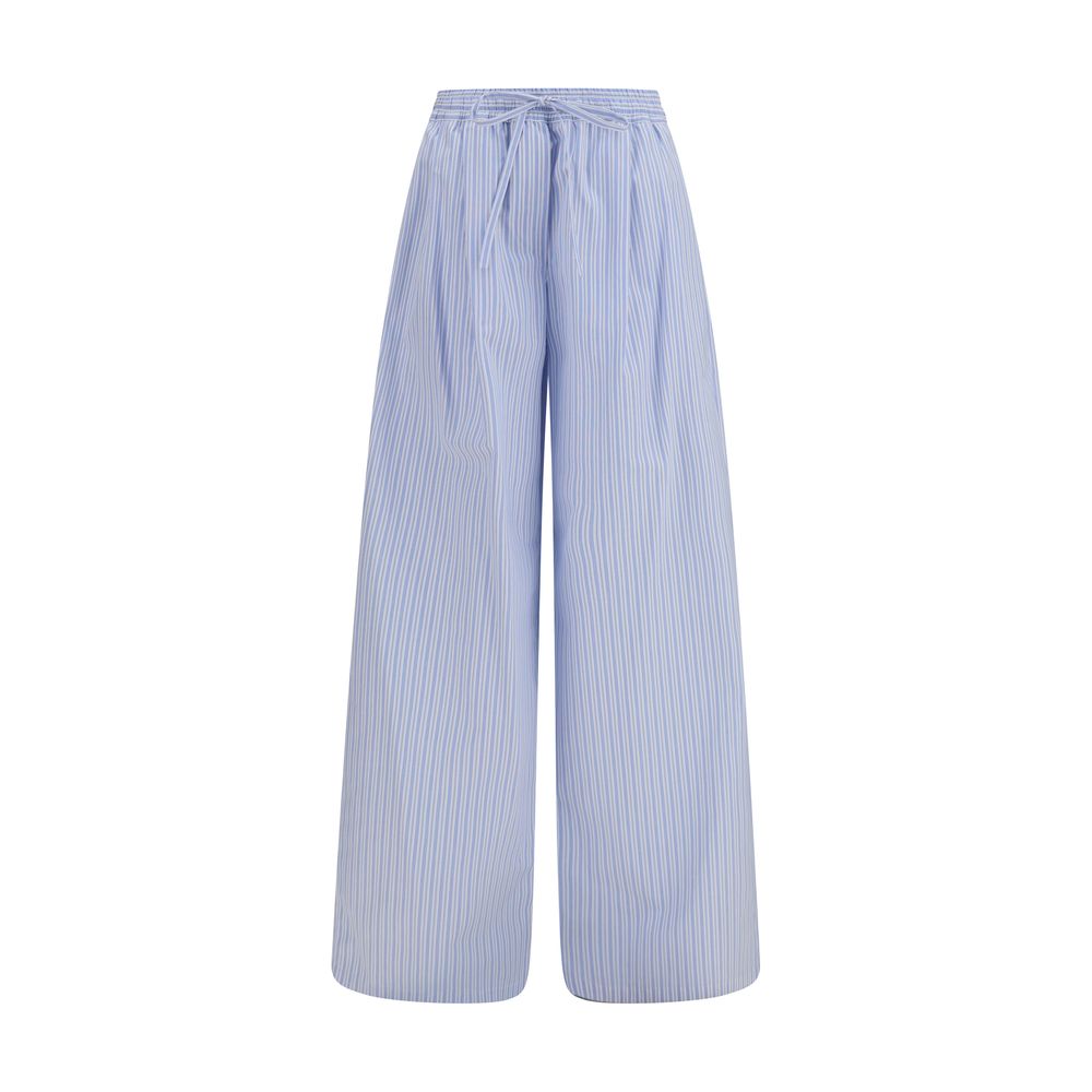 Dolce & Gabbana Blaue Baumwoll-Freizeithose