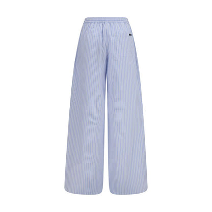 Dolce & Gabbana Blaue Baumwoll-Freizeithose