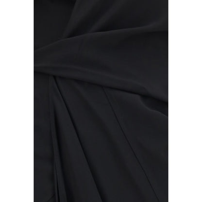 Rick Owens Schwarzes Viskose-Freizeitkleid