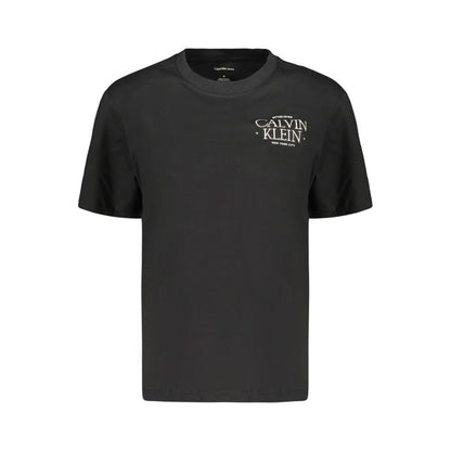 Calvin Klein Schwarzes Baumwoll-T-Shirt für Damen