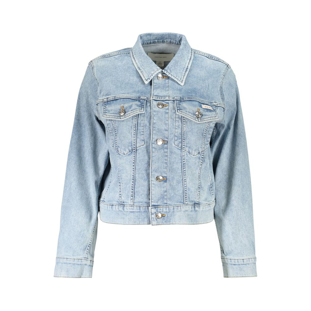Calvin Klein Azzurro Baumwolljacke für Damen