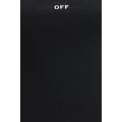 Off-White Schwarzes Baumwoll-T-Shirt