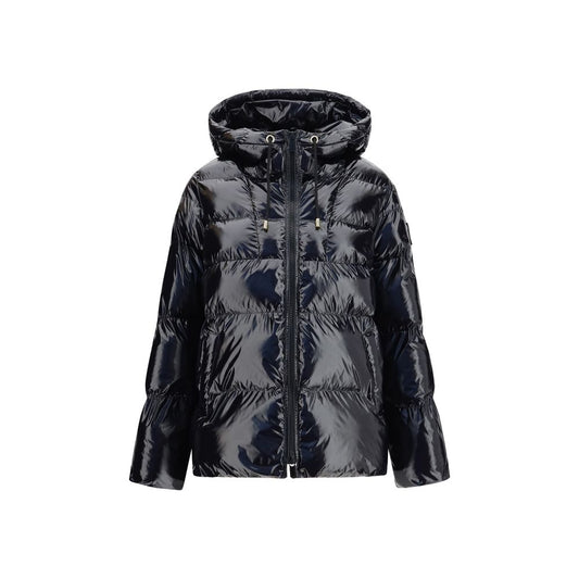 PINKO Schwarze Polyamid-Jacke in voller Länge – Produktansicht 1 | Arca Lucia