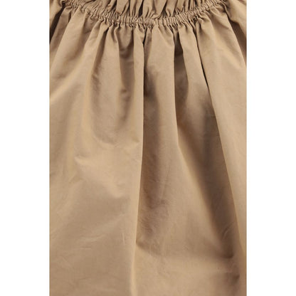 Saint Laurent Beige Baumwoll-Shirt mit kurzen Ärmeln