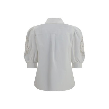 Valentino Garavani Weiße Baumwollbluse