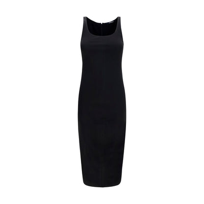 Jacquemus Schwarzes Viskose-Freizeitkleid